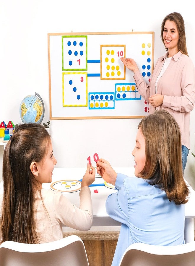 Simply magic 84 PCS Magnetic Number Bonds & Magnetic Ten Frames Set - Jumbo 10 Frames for Classroom, Numbers for Whiteboard, Math Counters Math Manipulatives, Classroom Must Haves - Simply Magic - Image 2